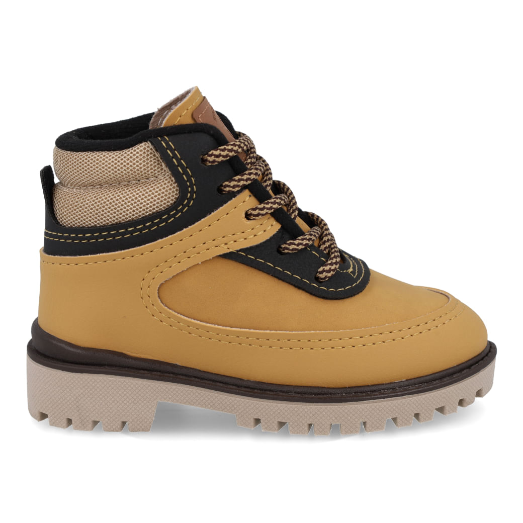 Molekinho Bota 2144-233-29282-101201 Mostarda-Preto Sint_3_999999992671898_04